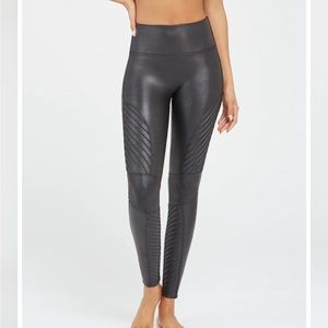 Spanx moto leggings